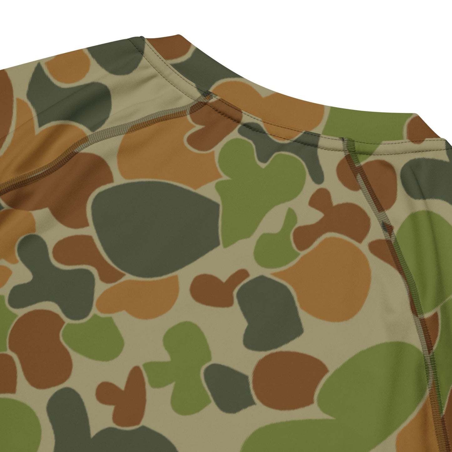 Australian AUSCAM Disruptive Pattern Camouflage Uniform (DPCU) CAMO Mens Short-Sleeve Rash Guard - Short-sleeve Guards