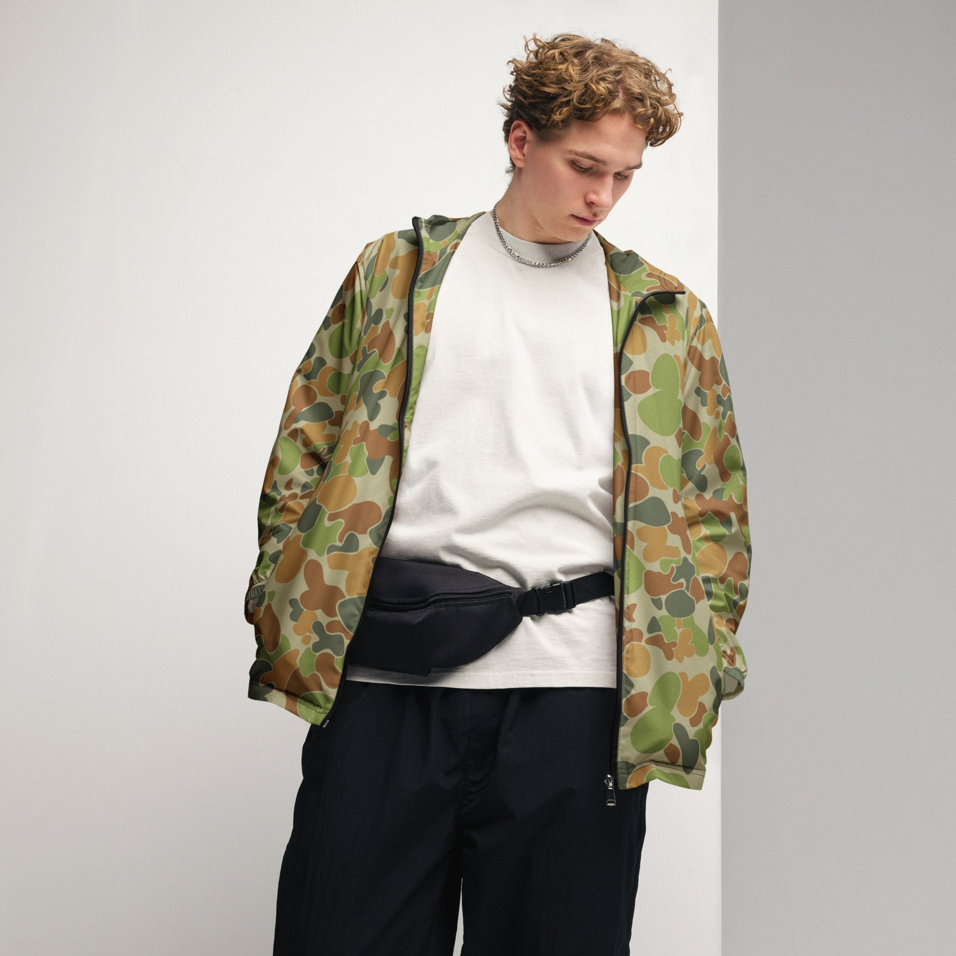 Australian AUSCAM Disruptive Pattern Camouflage Uniform (DPCU) CAMO Mens windbreaker - Windbreakers