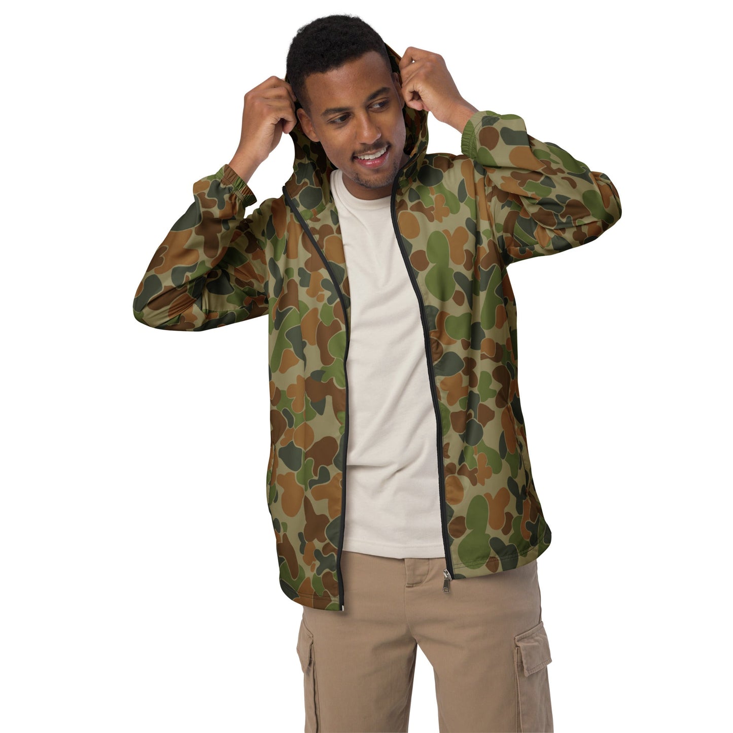 Australian AUSCAM Disruptive Pattern Camouflage Uniform (DPCU) CAMO Mens windbreaker - Windbreakers
