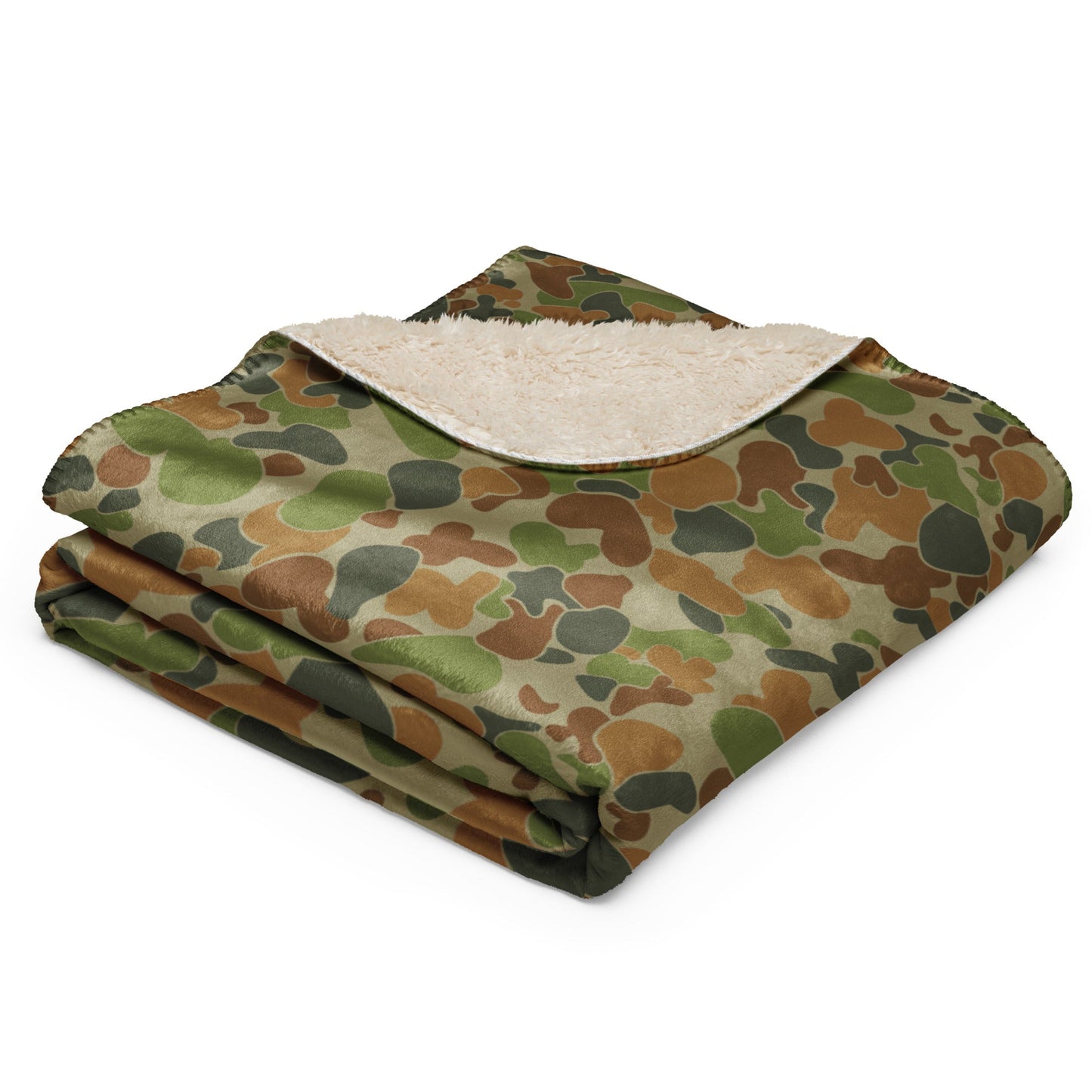 Australian AUSCAM Disruptive Pattern Camouflage Uniform (DPCU) CAMO Sherpa blanket - Blankets