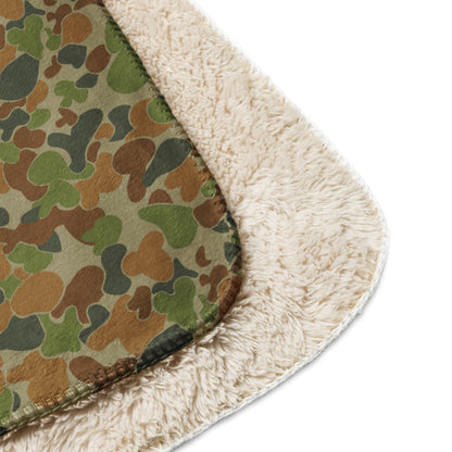 Australian AUSCAM Disruptive Pattern Camouflage Uniform (DPCU) CAMO Sherpa blanket - Blankets