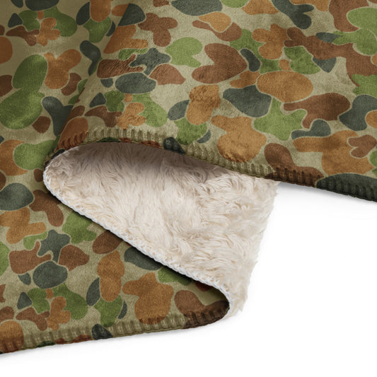 Australian AUSCAM Disruptive Pattern Camouflage Uniform (DPCU) CAMO Sherpa blanket - Blankets