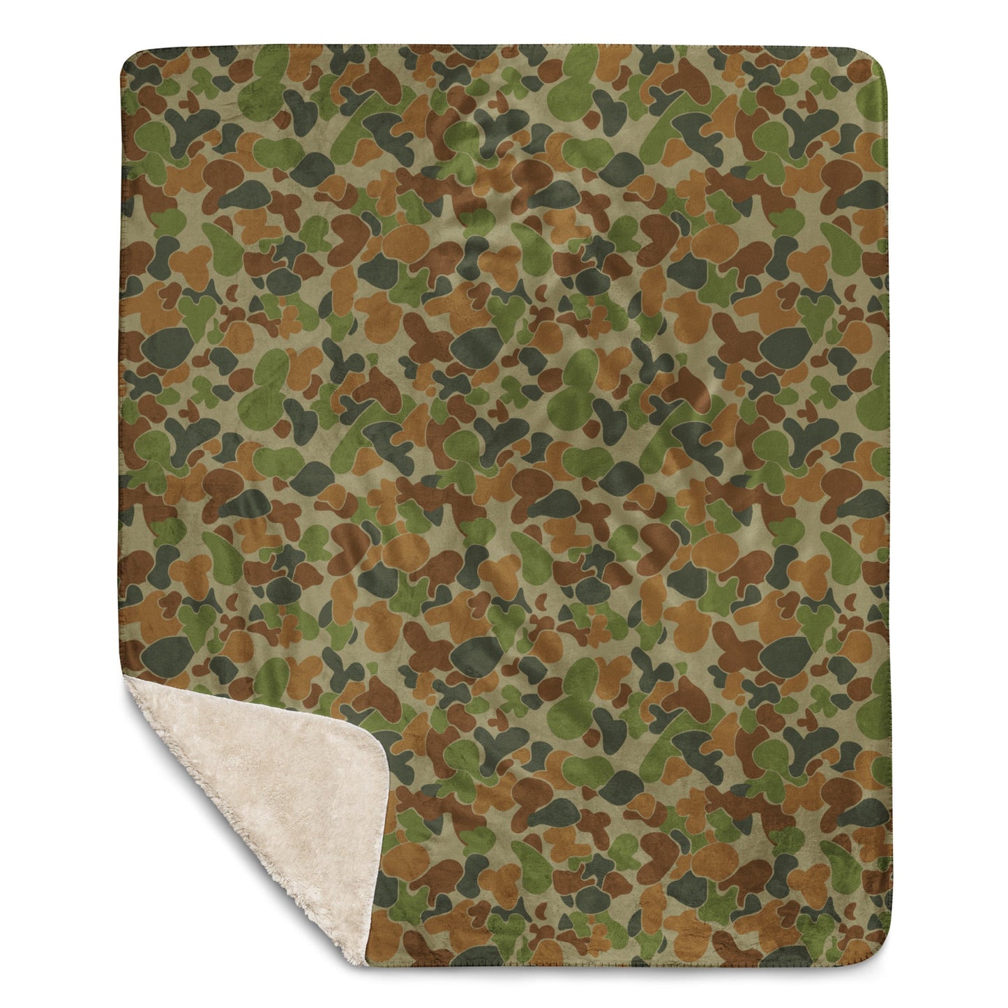 Australian AUSCAM Disruptive Pattern Camouflage Uniform (DPCU) CAMO Sherpa blanket - Blankets