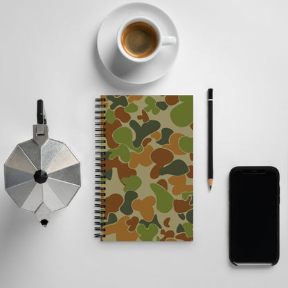 Australian AUSCAM Disruptive Pattern Camouflage Uniform (DPCU) CAMO Spiral notebook - Notebooks