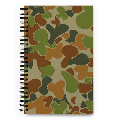 Australian AUSCAM Disruptive Pattern Camouflage Uniform (DPCU) CAMO Spiral notebook - Notebooks