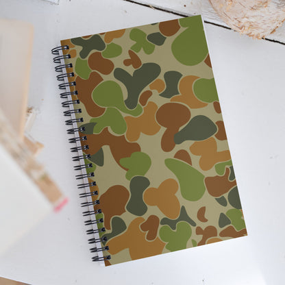 Australian AUSCAM Disruptive Pattern Camouflage Uniform (DPCU) CAMO Spiral notebook - Notebooks