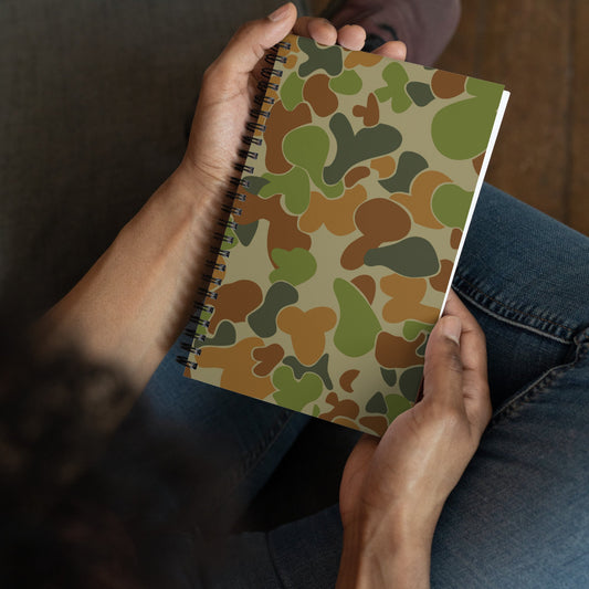 Australian AUSCAM Disruptive Pattern Camouflage Uniform (DPCU) CAMO Spiral notebook - Notebooks