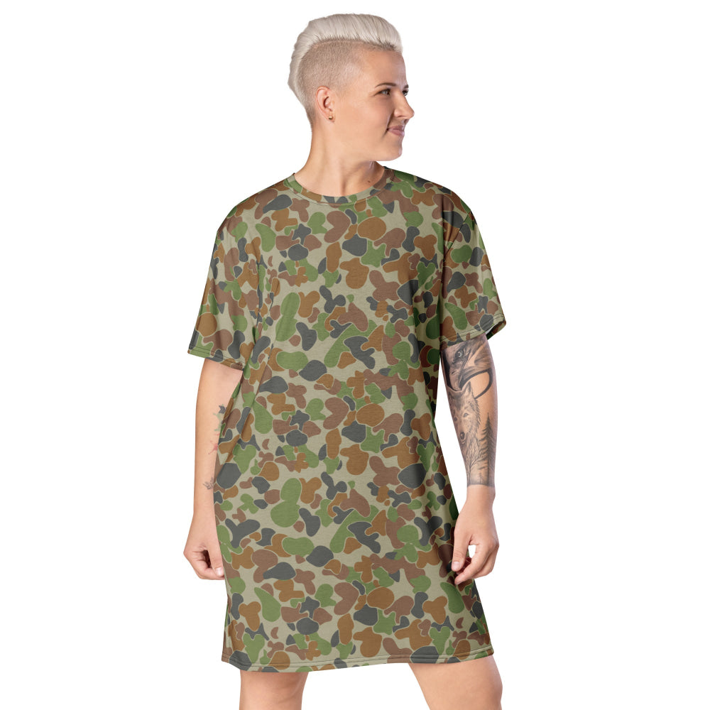 Australian AUSCAM Disruptive Pattern Camouflage Uniform (DPCU) CAMO T-shirt dress - 2XS - Womens T-Shirt Dress