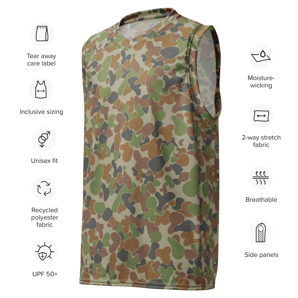 Australian AUSCAM Disruptive Pattern Camouflage Uniform (DPCU) CAMO unisex basketball jersey - Unisex Basketball Jersey