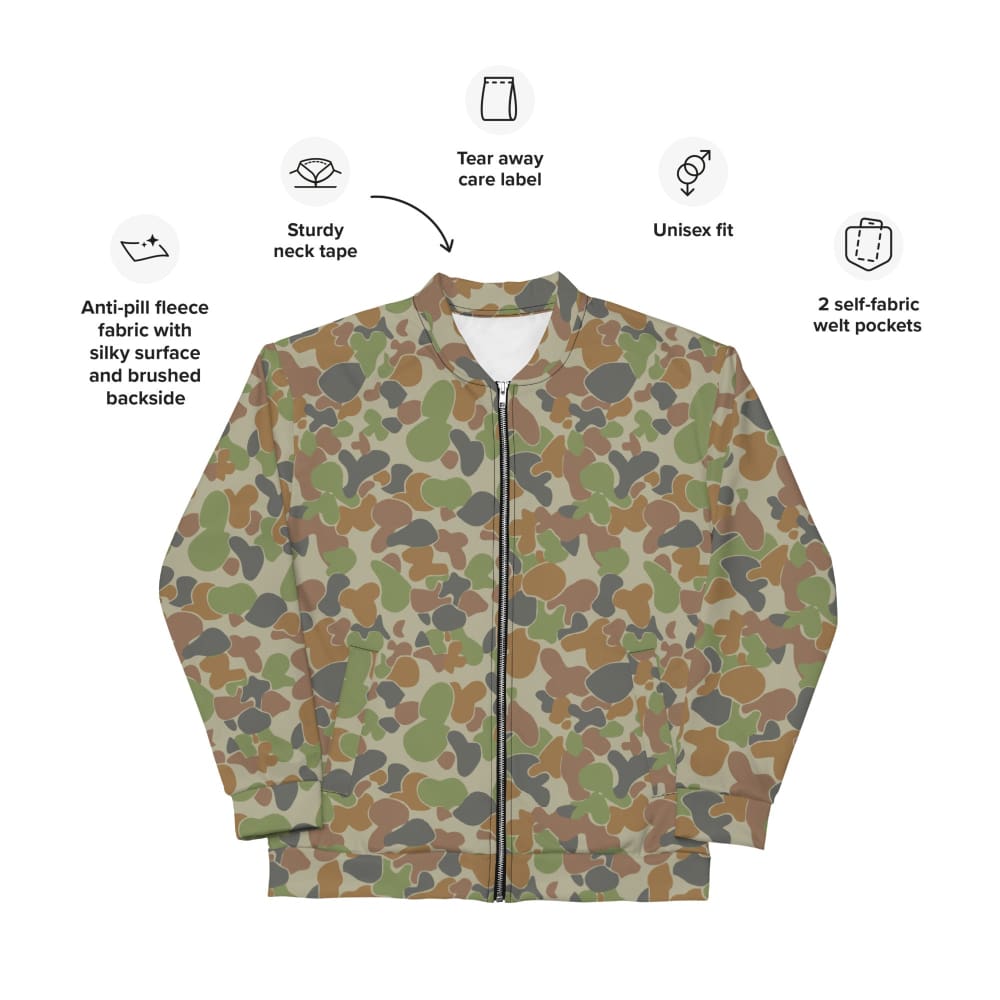 Australian Disruptive Pattern Camouflage Uniform (DPCU) CAMO Unisex Bomber Jacket