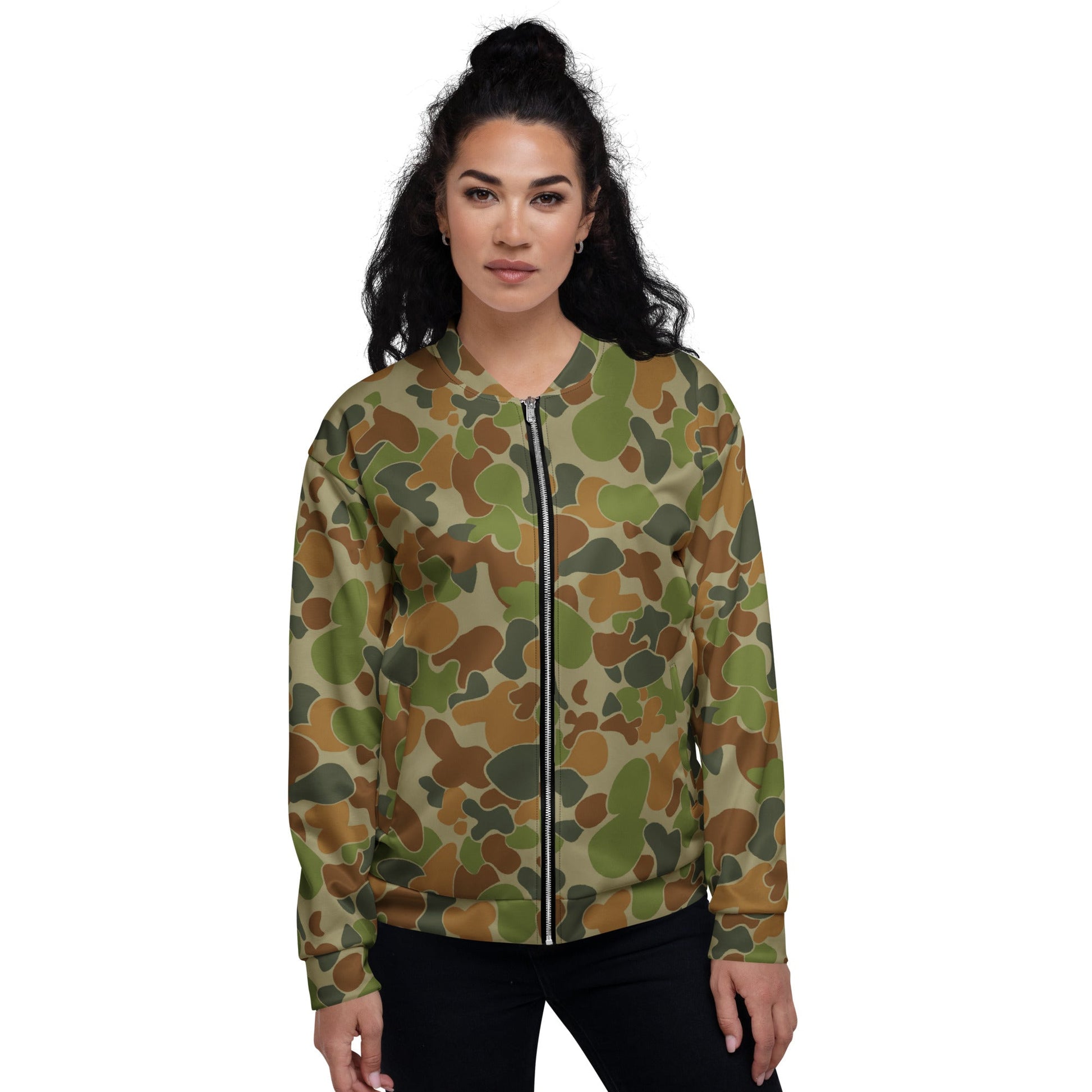 Australian AUSCAM Disruptive Pattern Camouflage Uniform (DPCU) CAMO Unisex Bomber Jacket - Jackets