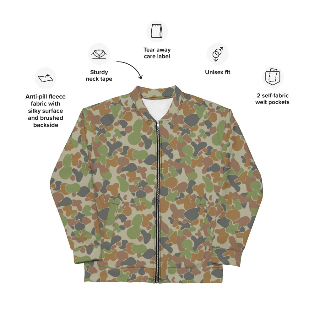 Australian AUSCAM Disruptive Pattern Camouflage Uniform (DPCU) CAMO Unisex Bomber Jacket