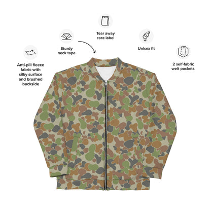 Australian AUSCAM Disruptive Pattern Camouflage Uniform (DPCU) CAMO Unisex Bomber Jacket