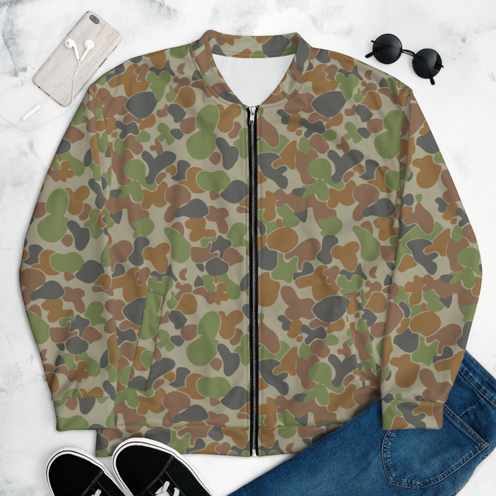 Australian AUSCAM Disruptive Pattern Camouflage Uniform (DPCU) CAMO Unisex Bomber Jacket - XS