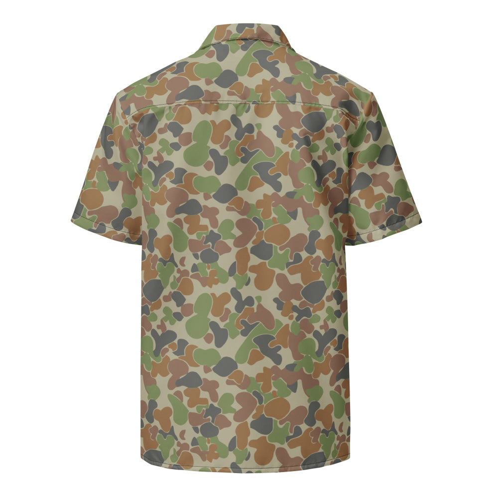 Australian AUSCAM Disruptive Pattern Camouflage Uniform (DPCU) CAMO Unisex button shirt - Button Shirt