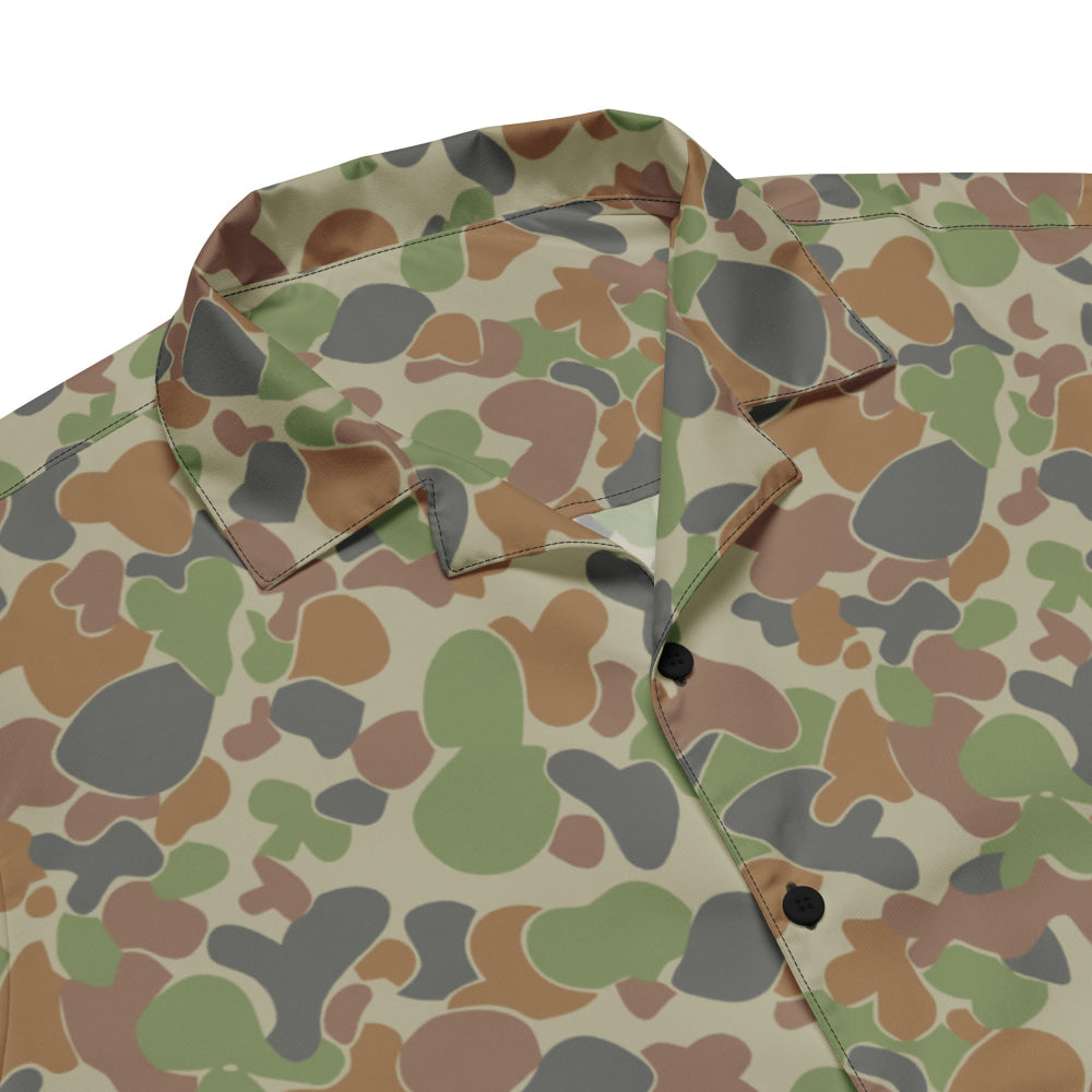 Australian AUSCAM Disruptive Pattern Camouflage Uniform (DPCU) CAMO Unisex button shirt - Button Shirt