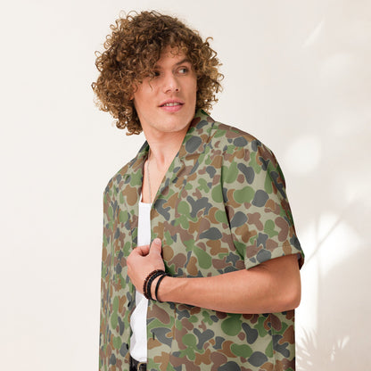 Australian AUSCAM Disruptive Pattern Camouflage Uniform (DPCU) CAMO Unisex button shirt - Button Shirt