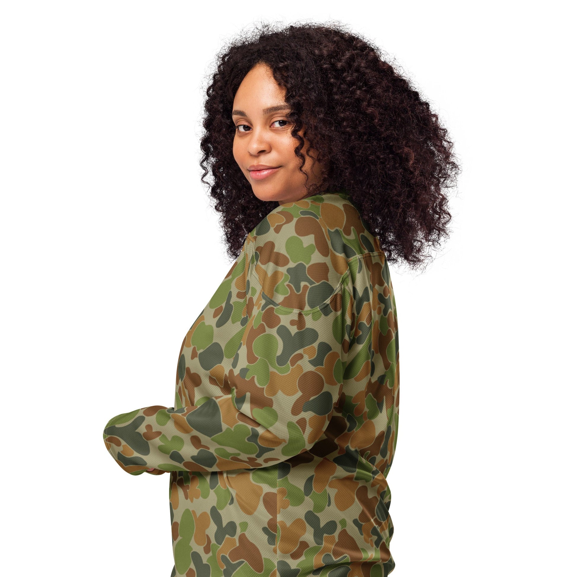 Australian AUSCAM Disruptive Pattern Camouflage Uniform (DPCU) CAMO Unisex Hockey Fan Jersey