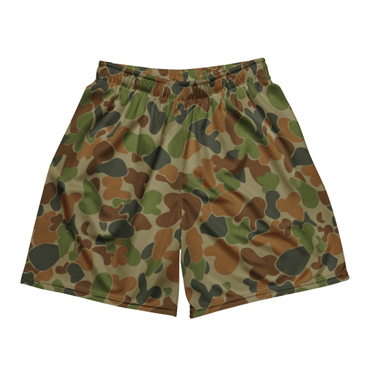 Australian AUSCAM Disruptive Pattern Camouflage Uniform (DPCU) CAMO Unisex mesh shorts - 2XS - Mesh Shorts