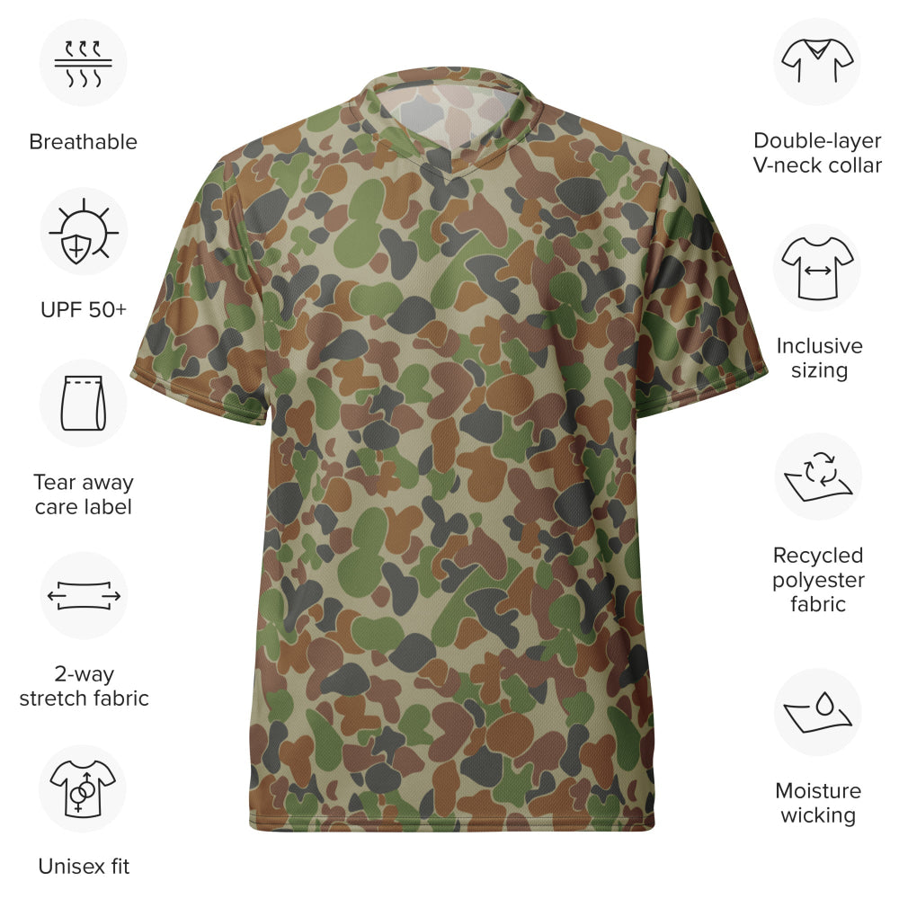 Australian AUSCAM Disruptive Pattern Camouflage Uniform (DPCU) CAMO unisex sports jersey - Unisex Sports Jersey