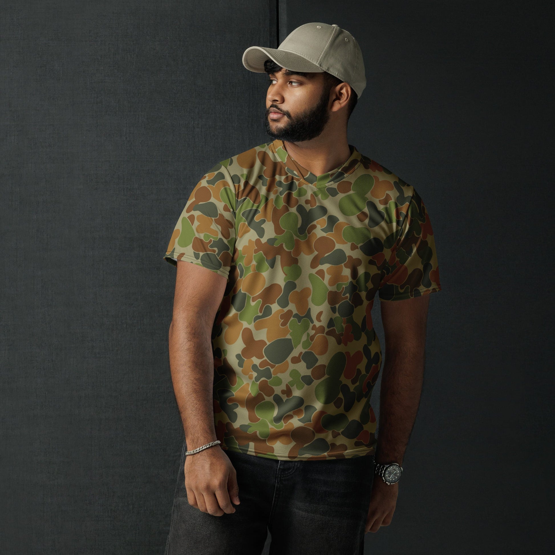 Australian AUSCAM Disruptive Pattern Camouflage Uniform (DPCU) CAMO unisex sports jersey - Sports Jerseys