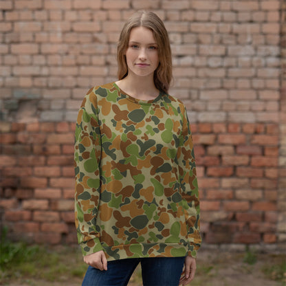 Australian AUSCAM Disruptive Pattern Camouflage Uniform (DPCU) CAMO Unisex Sweatshirt - Sweatshirts