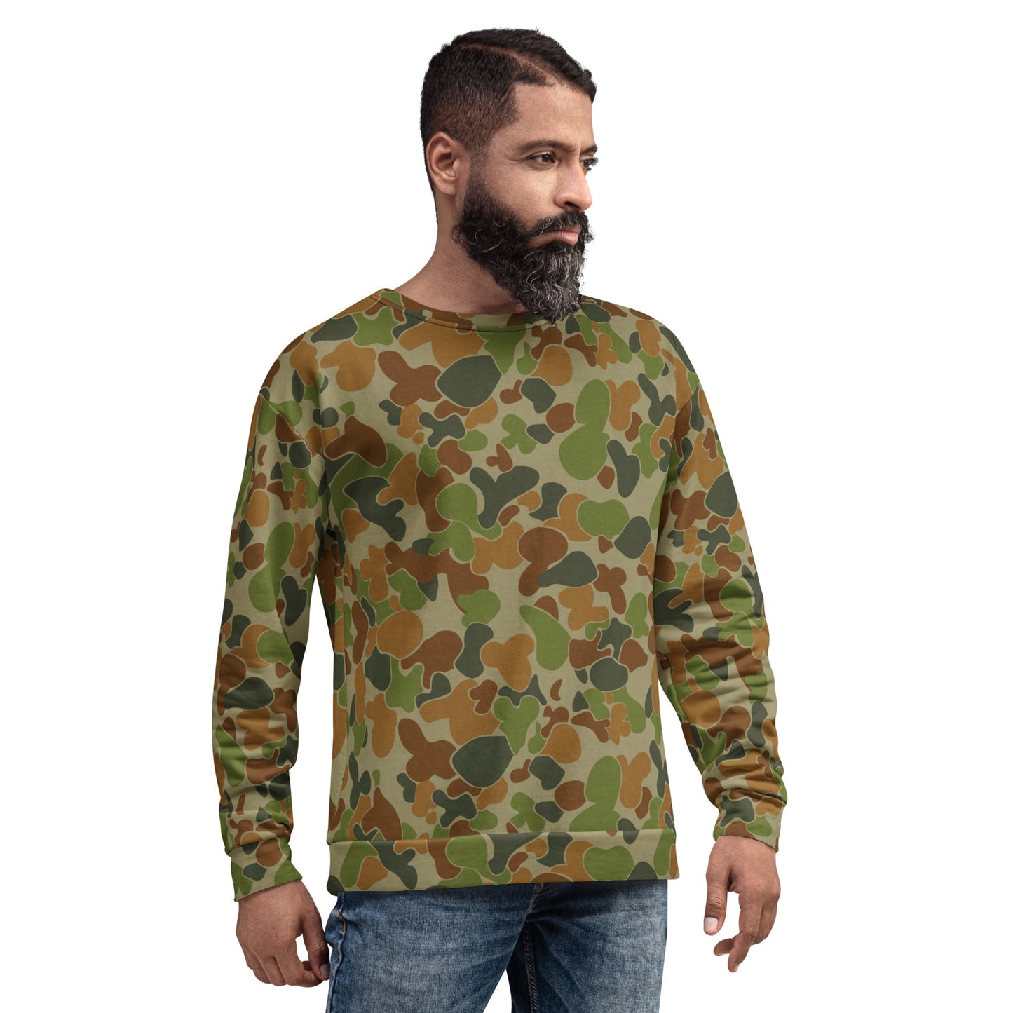 Australian AUSCAM Disruptive Pattern Camouflage Uniform (DPCU) CAMO Unisex Sweatshirt - Sweatshirts