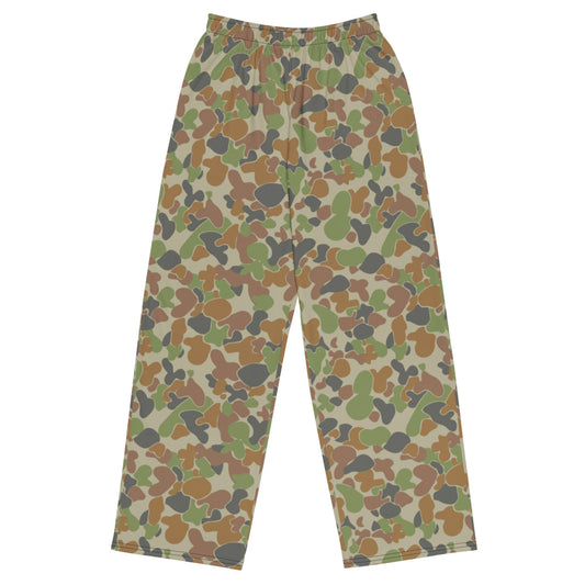 Australian AUSCAM Disruptive Pattern Camouflage Uniform (DPCU) CAMO unisex wide-leg pants - 2XS - Unisex Wide-Leg Pants