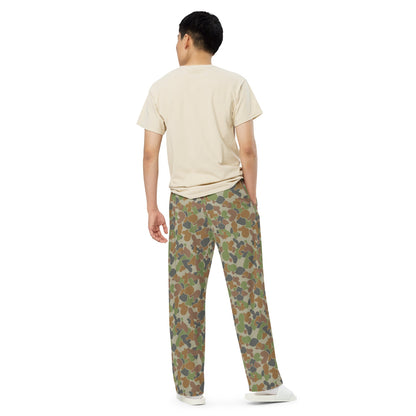 Australian AUSCAM Disruptive Pattern Camouflage Uniform (DPCU) CAMO unisex wide-leg pants - Unisex Wide-Leg Pants