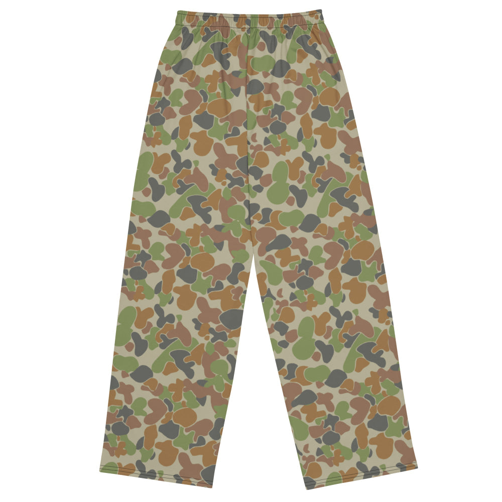 Australian AUSCAM Disruptive Pattern Camouflage Uniform (DPCU) CAMO unisex wide-leg pants - Unisex Wide-Leg Pants