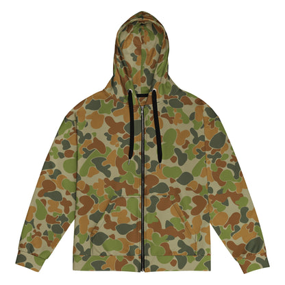 Australian AUSCAM Disruptive Pattern Camouflage Uniform (DPCU) CAMO Unisex Zip Hoodie - 2XS