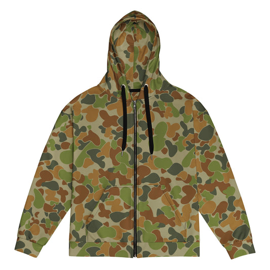 Australian AUSCAM Disruptive Pattern Camouflage Uniform (DPCU) CAMO Unisex zip hoodie - 2XS - Zip Hoodies