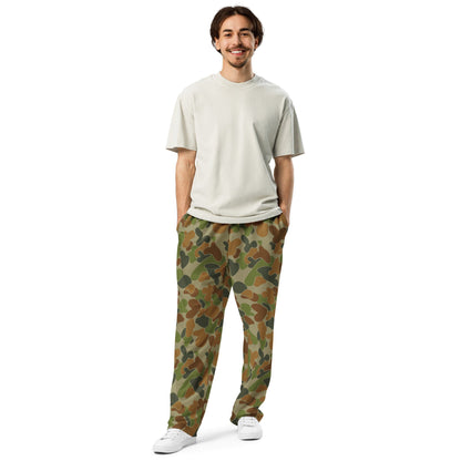 Australian AUSCAM Disruptive Pattern Camouflage Uniform (DPCU) CAMO Unisex Wide-Leg Joggers