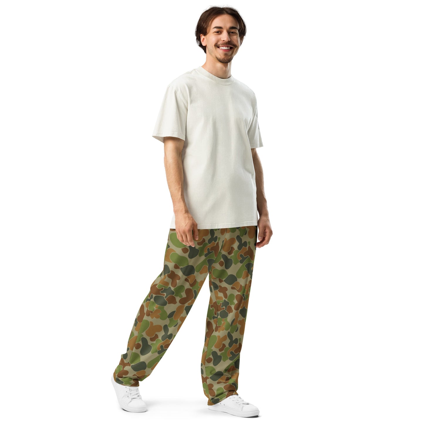 Australian AUSCAM Disruptive Pattern Camouflage Uniform (DPCU) CAMO Unisex Wide-Leg Joggers