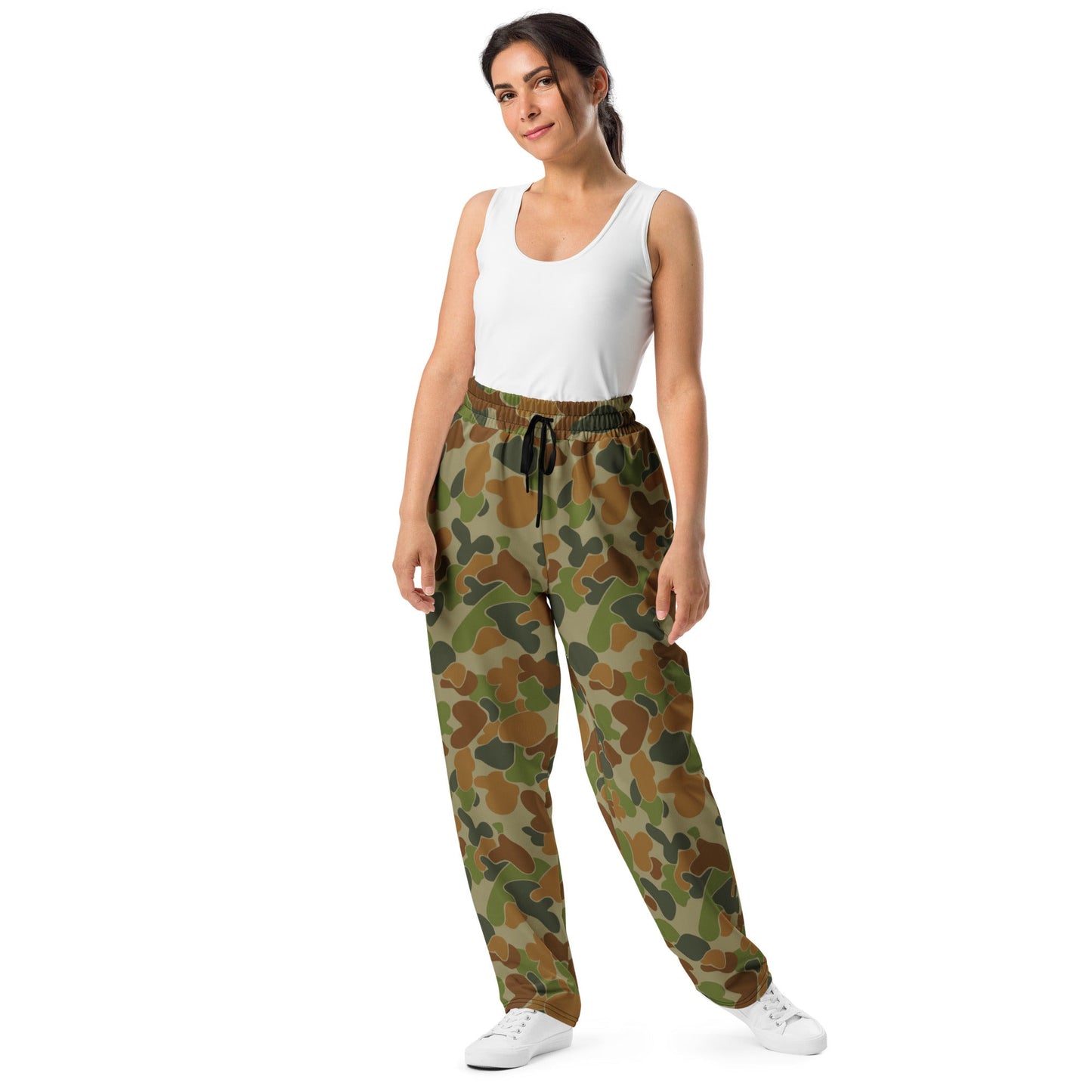 Australian AUSCAM Disruptive Pattern Camouflage Uniform (DPCU) CAMO Unisex Wide-Leg Joggers