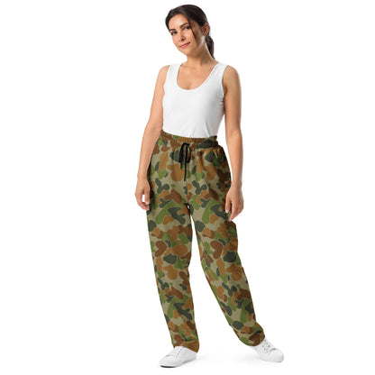 Australian AUSCAM Disruptive Pattern Camouflage Uniform (DPCU) CAMO Unisex Wide-Leg Joggers