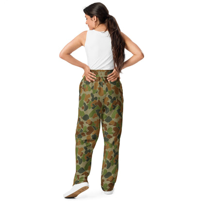 Australian AUSCAM Disruptive Pattern Camouflage Uniform (DPCU) CAMO Unisex Wide-Leg Joggers