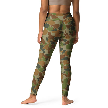 Australian AUSCAM Disruptive Pattern Camouflage Uniform (DPCU) CAMO Yoga Leggings - Womens
