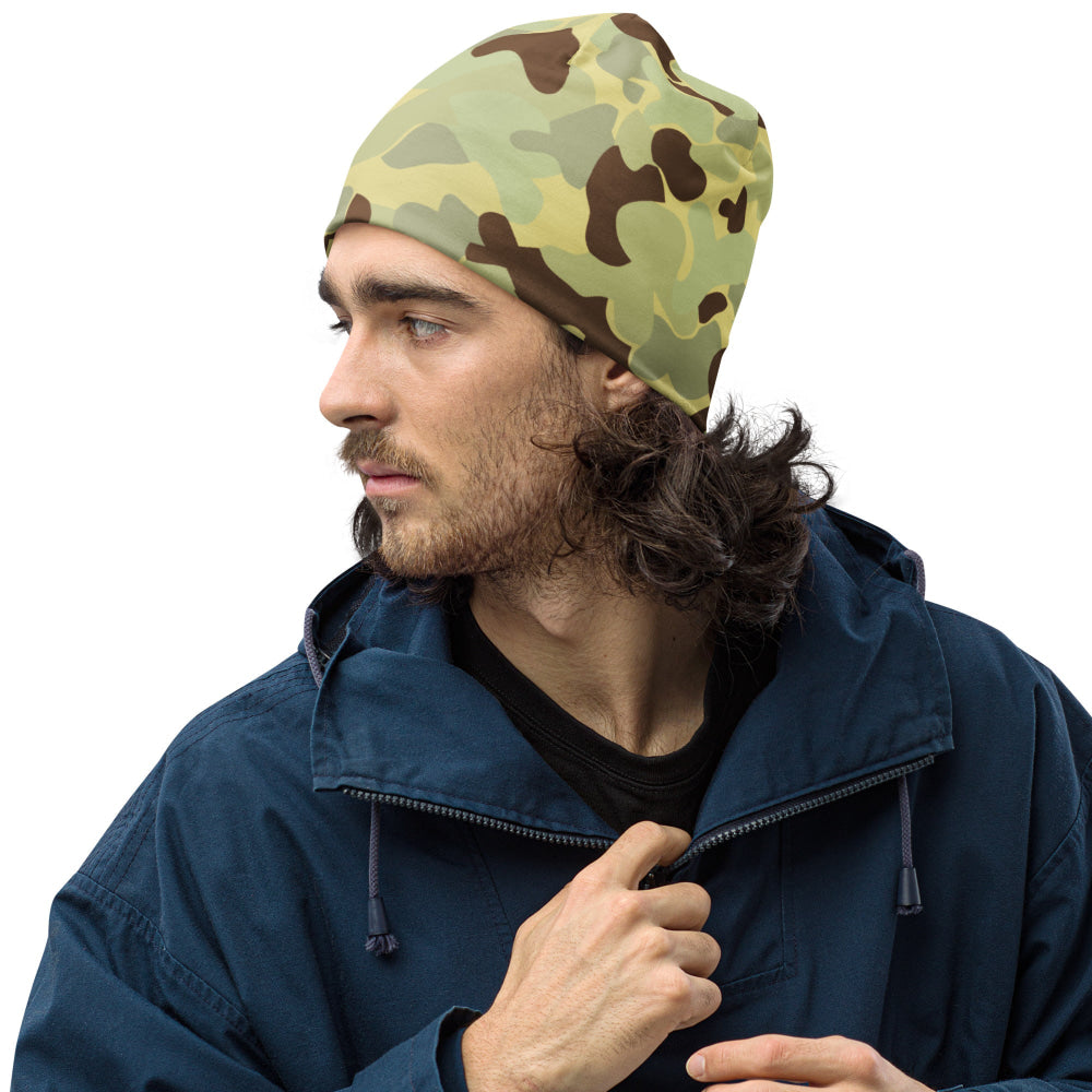 Australian AUSCAM Disruptive Pattern Desert Uniform (DPDU) MK1 CAMO Beanie - S