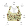 Australian (AUSCAM) Disruptive Pattern Desert Uniform (DPDU) MK1 CAMO Longline sports bra