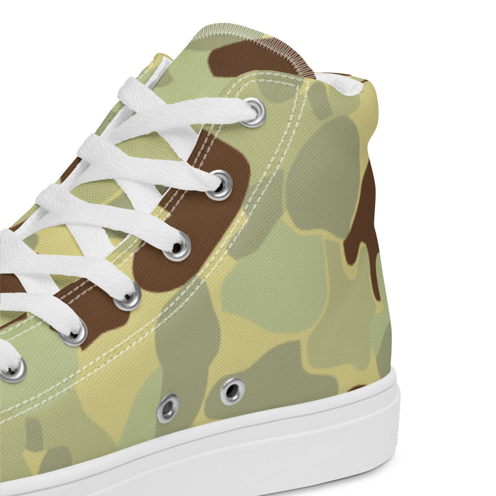 Australian AUSCAM Disruptive Pattern Desert Uniform (DPDU) MK1 CAMO Men’s high top canvas shoes - Mens High Top Canvas Shoes