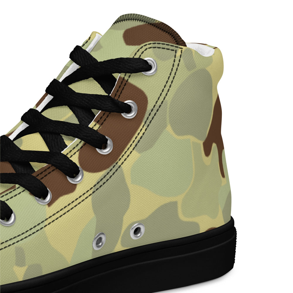 Australian AUSCAM Disruptive Pattern Desert Uniform (DPDU) MK1 CAMO Men’s high top canvas shoes - Mens High Top Canvas Shoes