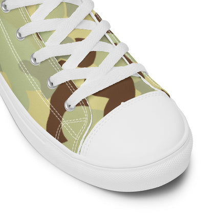 Australian AUSCAM Disruptive Pattern Desert Uniform (DPDU) MK1 CAMO Men’s high top canvas shoes - Mens High Top Canvas Shoes