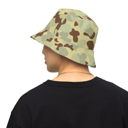 Australian AUSCAM Disruptive Pattern Desert Uniform (DPDU) MK1 CAMO Reversible bucket hat - Bucket Hat