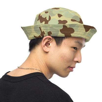 Australian AUSCAM Disruptive Pattern Desert Uniform (DPDU) MK1 CAMO Reversible bucket hat - Bucket Hat