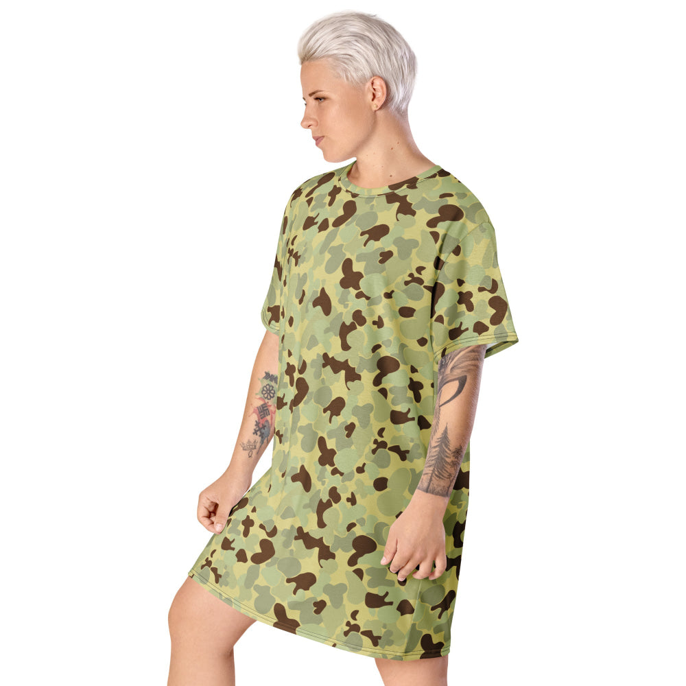 Australian AUSCAM Disruptive Pattern Desert Uniform (DPDU) MK1 CAMO T-shirt dress - Womens T-Shirt Dress