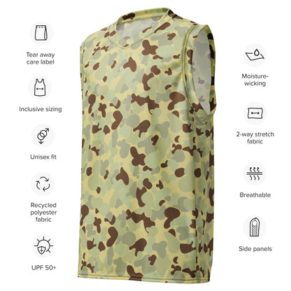 Australian AUSCAM Disruptive Pattern Desert Uniform (DPDU) MK1 CAMO unisex basketball jersey - Unisex Basketball Jersey