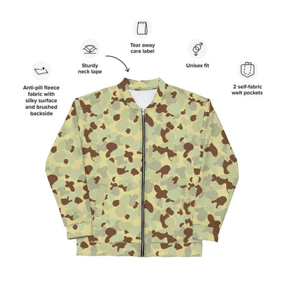 Australian (AUSCAM) Disruptive Pattern Desert Uniform (DPDU) MK1 CAMO Unisex Bomber Jacket