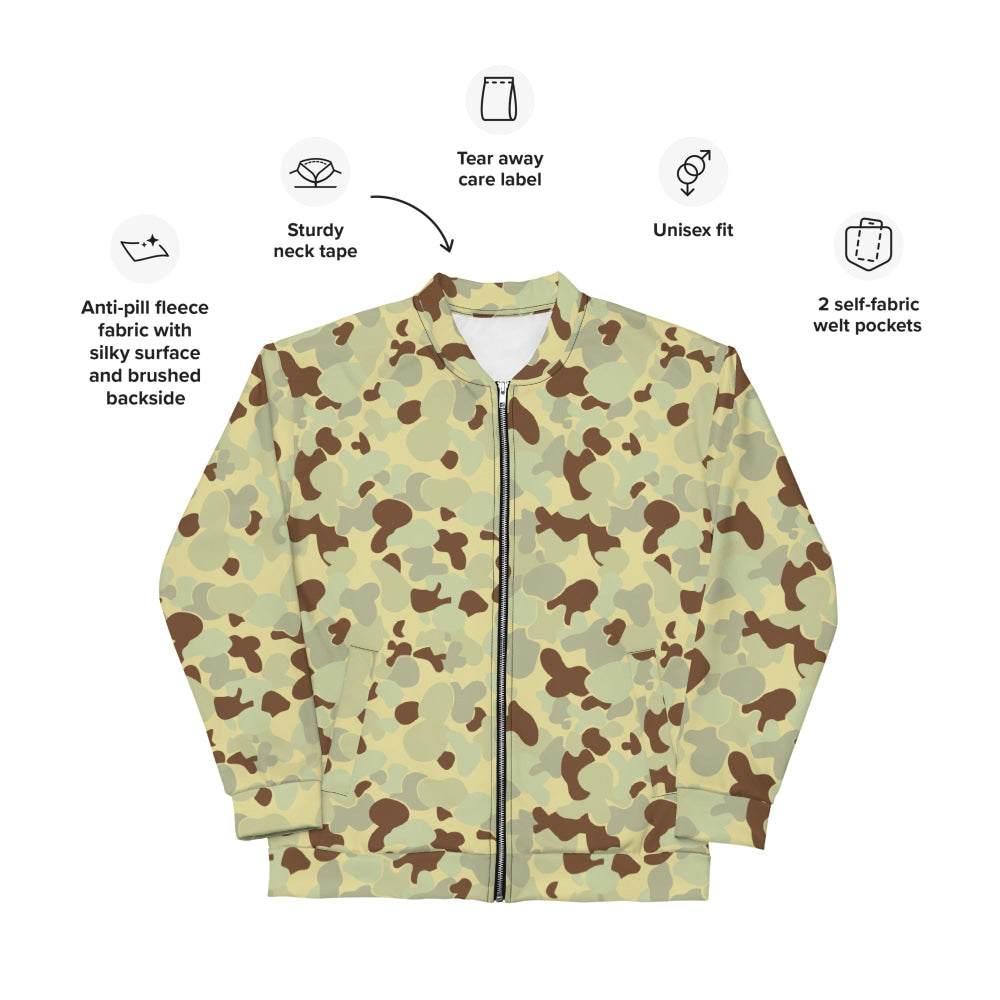 Australian AUSCAM Disruptive Pattern Desert Uniform (DPDU) MK1 CAMO Unisex Bomber Jacket