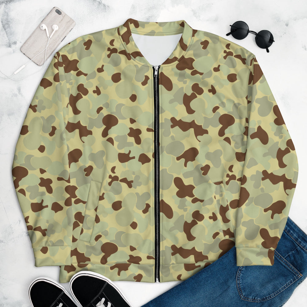 Australian AUSCAM Disruptive Pattern Desert Uniform (DPDU) MK1 CAMO Unisex Bomber Jacket - XS